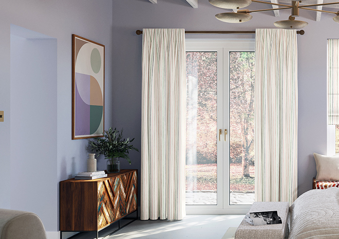 Vintage Stripe, Pastels - Made to Measure Curtains - Image 3